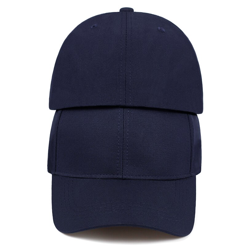cotton% breathable back sealing hat outdoor leisure dad hats can not adjust light board baseball cap golf caps: Navy Blue