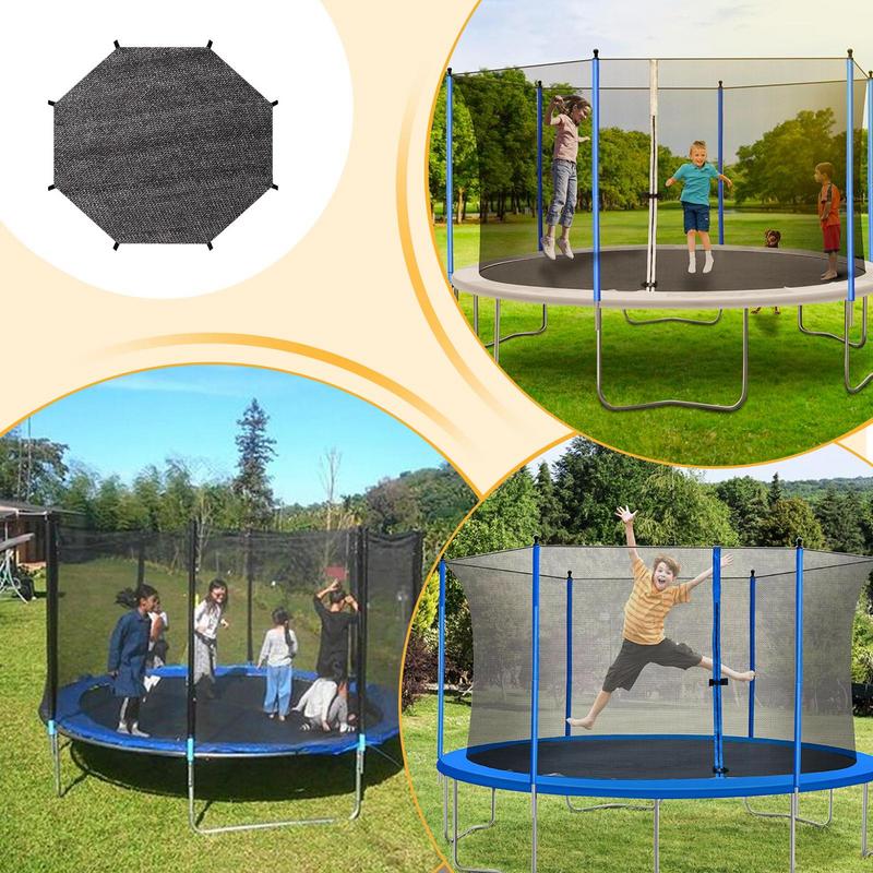 Trampoline sunshade net, trampoline sunshade canopy net, mesh material, trampoline protection tool for picnics, backyards, community