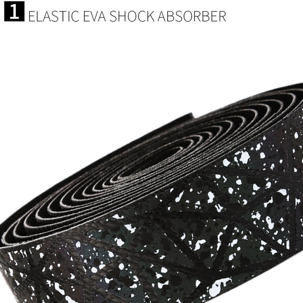 Colorful Reflectio Road Bike Handlebar Tape Bandage Wrap Bar EVA Grip Cycling Damping Anti-Vibration Wrap