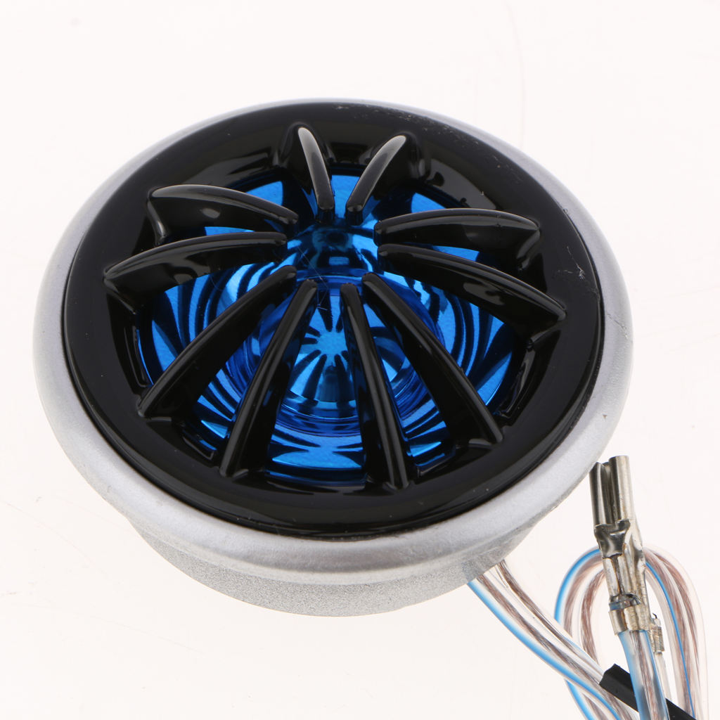 2x 2 Inch 50 150 Watt Neodymium Silk Tweeters with Maximum Power, Pair of Blue