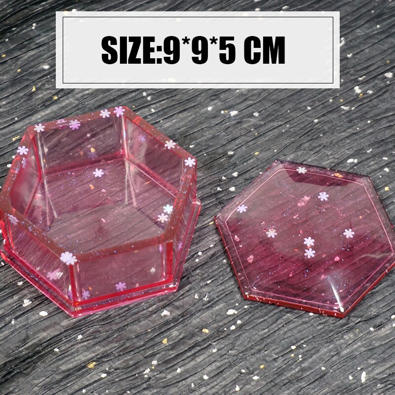 DIY Crystal Bow Storage Box Silicone Mold Epoxy Tabletop For Silicone Mold Crystal Epoxy Mould Epoxy Resin For Jewelry Making: Pentagon
