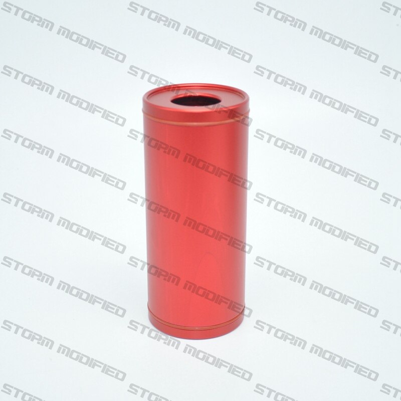Aluminiumslegering vævsrør skraldespand askebæger indvendigt papirhåndklædeholder auto leverer cylinder bilvævskasse: Rød