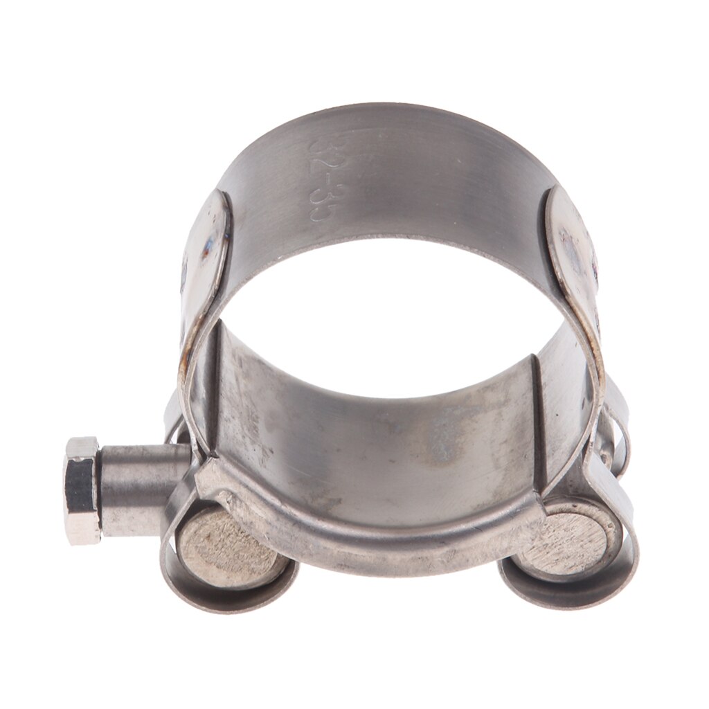 Heavy Duty Exhaust Band Clamp Reolacement for Motorcycle Universal - Stainless Steel