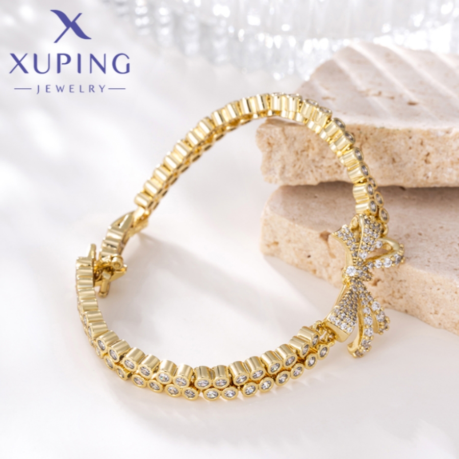 Xuping bijoux à la exquis populaire femmes Bracelets couleur or clair anniversaire noël filles X 000859624