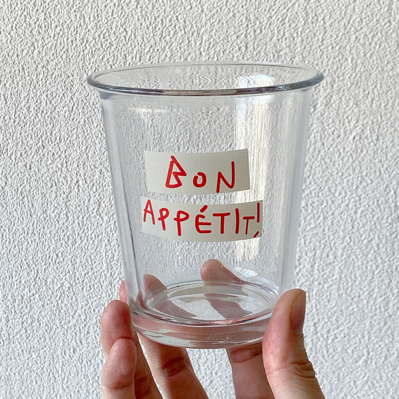 Taza de agua diaria para el hogar, 350ML, café, Latte helado americano, bebida, jugo, bebida fría, taza de vidrio transparente clásica Simple: Verde