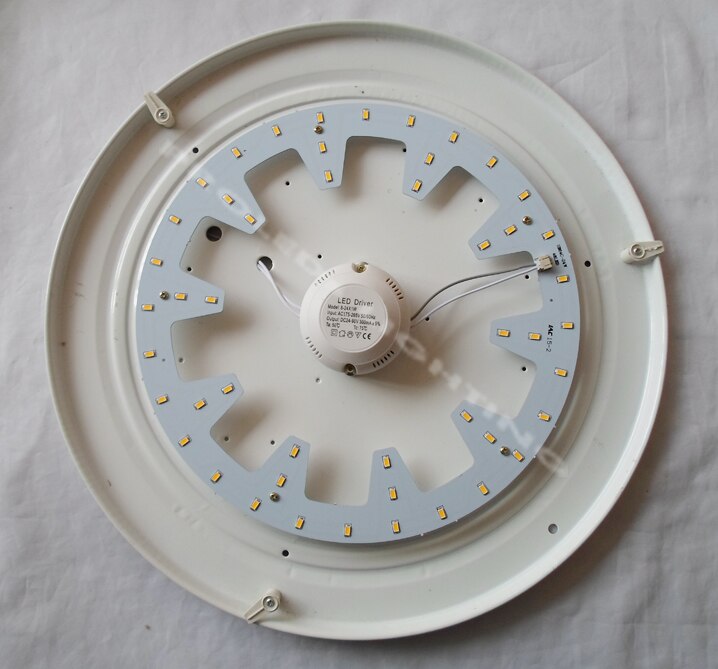 1 PACK round 24W LED ceiling light 2300LM PCB led plate DIA 272MM circular techo LED 120v 220V 230V 240V repalce 2D tube