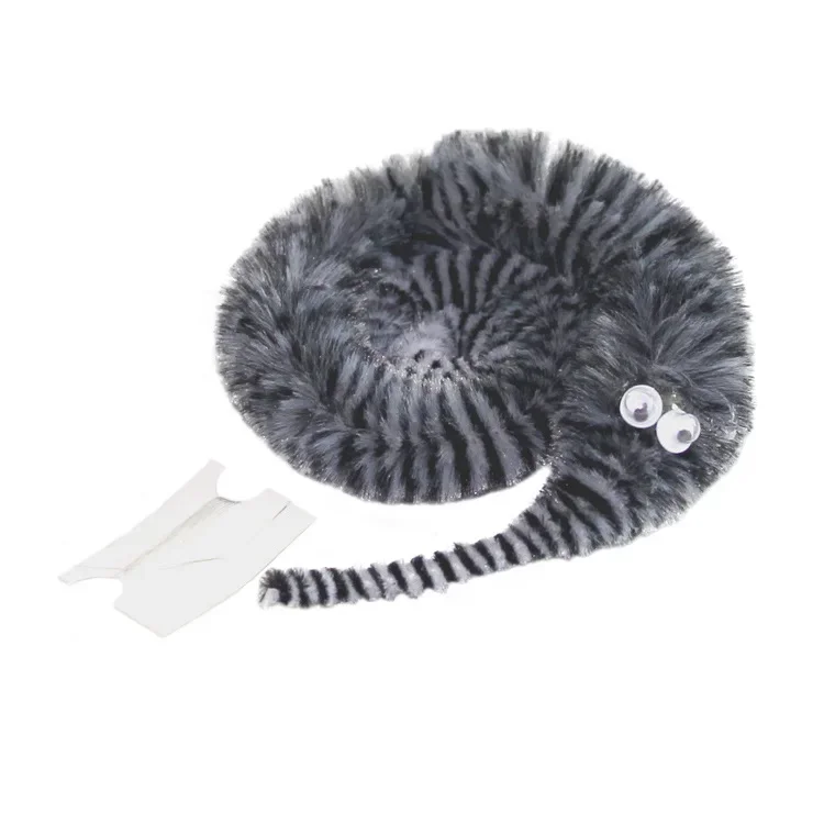 Juguetes Divertidos de gusano mágico para niños y principiantes, cuerda Invisible retorcida, juegos de , truco: Gris