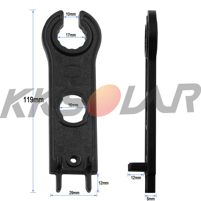 2Pcs Abs Plastic Pocket Zonnepaneel Connector Disconnect Tool Sleutels