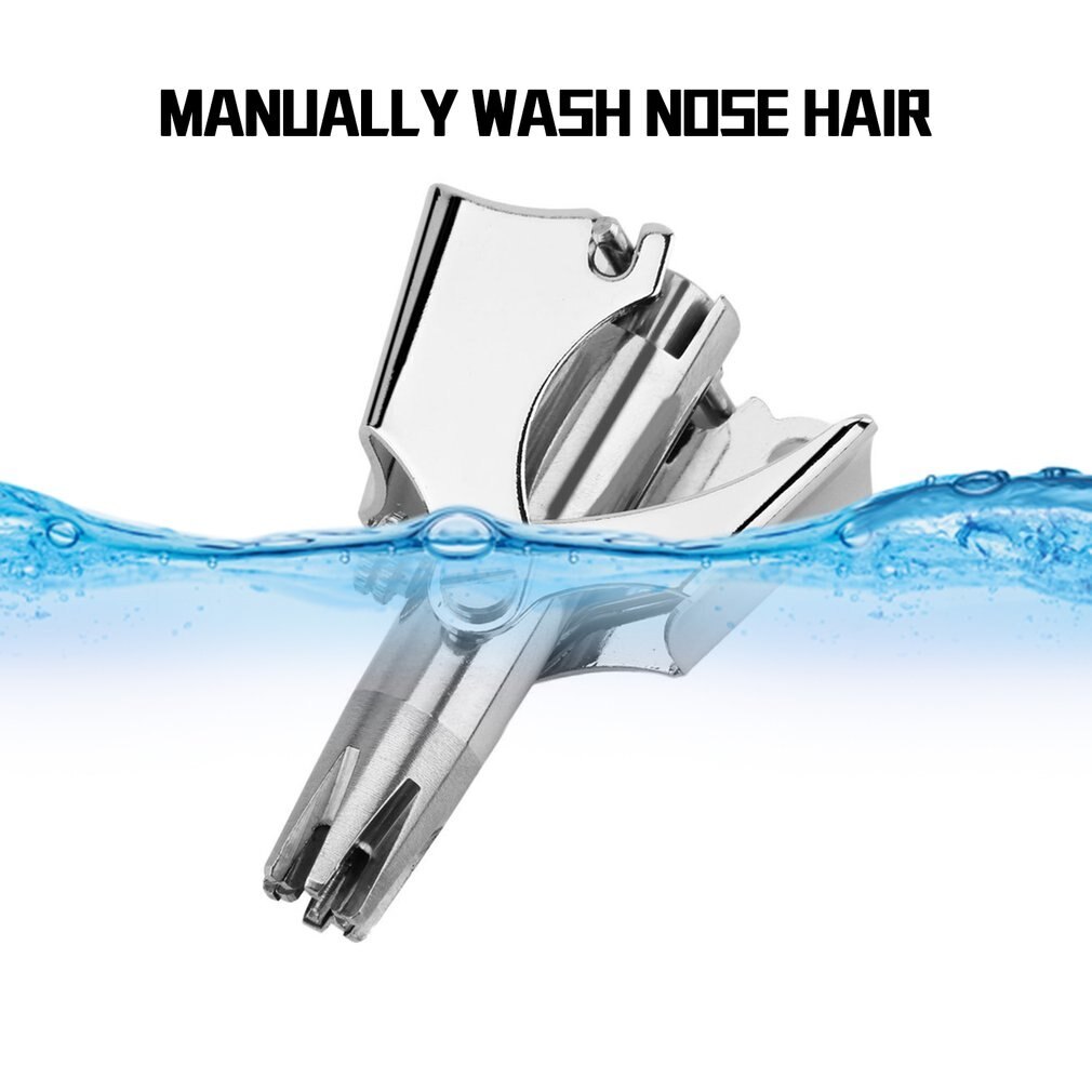 ES-108 Portable Waterproof Manual Nose Trimmer For Shaving Face Care For Man Nose Ear Hair Trimmer Shaver