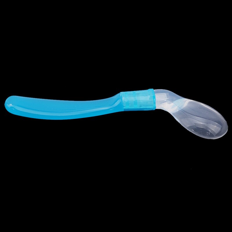 1 Uds. Cuchara de alimentación infantil para niños, cucharas de entrenamiento, utensilios para niño bebé alimentar, libre de BPA, silicona suave de primera etapa, 3 opciones