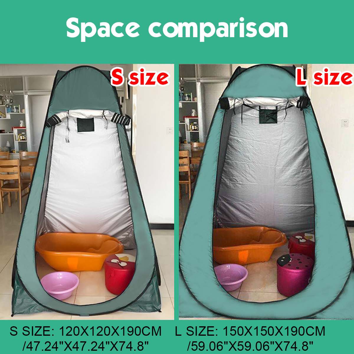 190Cm Draagbare Privacy Douche Toilet Camping Camouflage Functie Outdoor Picknick Shift Baden Dressing Tent Fotografie Tenten