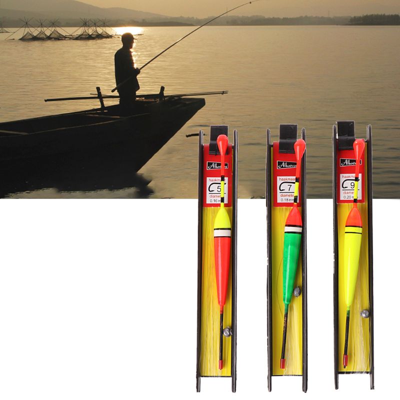 Ootdty vertikal bøye fiske flyteline terminaler pesca fiskekrok utstyr tilbehør sett fiskekrok for fiske