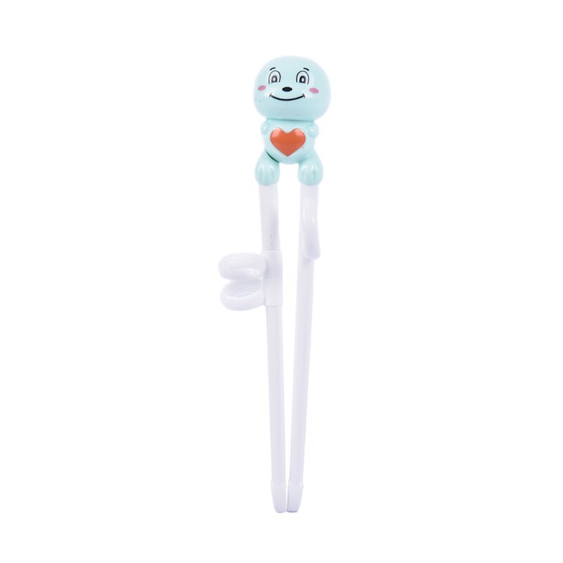 Sød munk/bjørn lære træning spisepinde børn børn kinesiske spisepinde lære køkken tilbehør 18cm*3cm 1 par: Munkegrøn