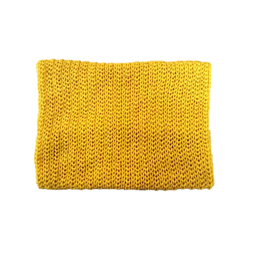 bébé hiver écharpe pour garçons filles brossé tricot cou plus cercle enveloppement bébé bénitier boucle Snood châle écharpe unisexe: YELLOW