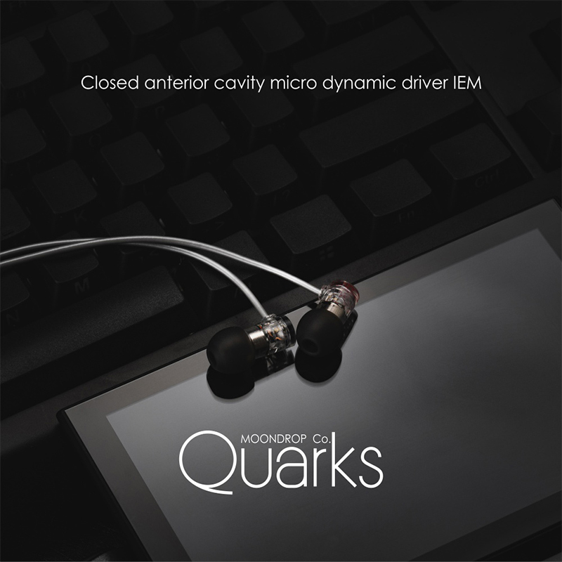 MOONDROP Quarks Earphones High-performance IEMs Closed Anterior Cavity Micro Dynamic Driver Earbuds