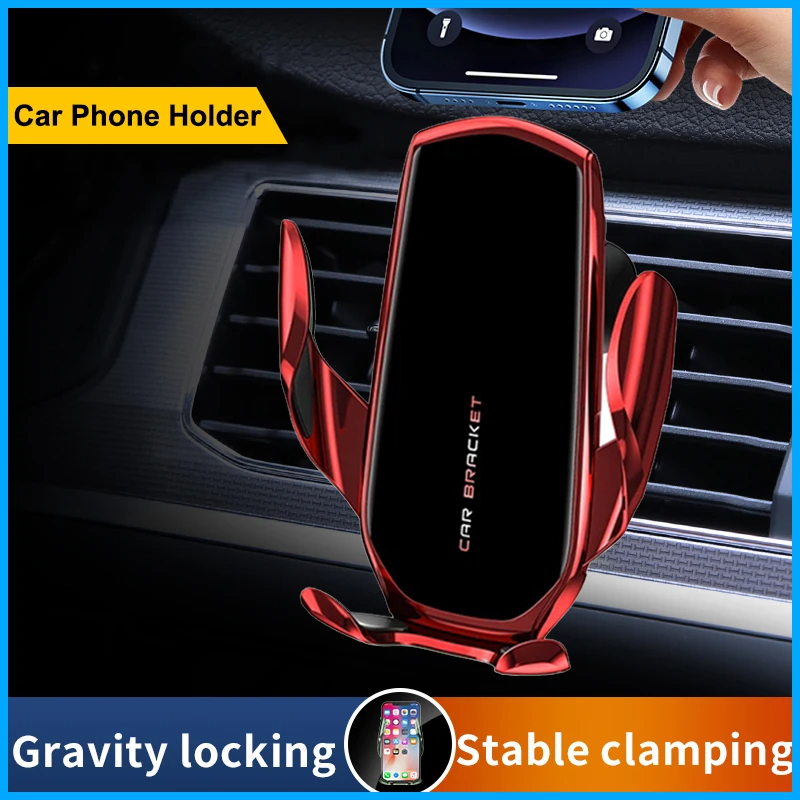 Support de téléphone universel pour voiture, Clip de ventilation, Support de téléphone portable, Support GPS pour Smartphone, Support dans la voiture pour iPhone
