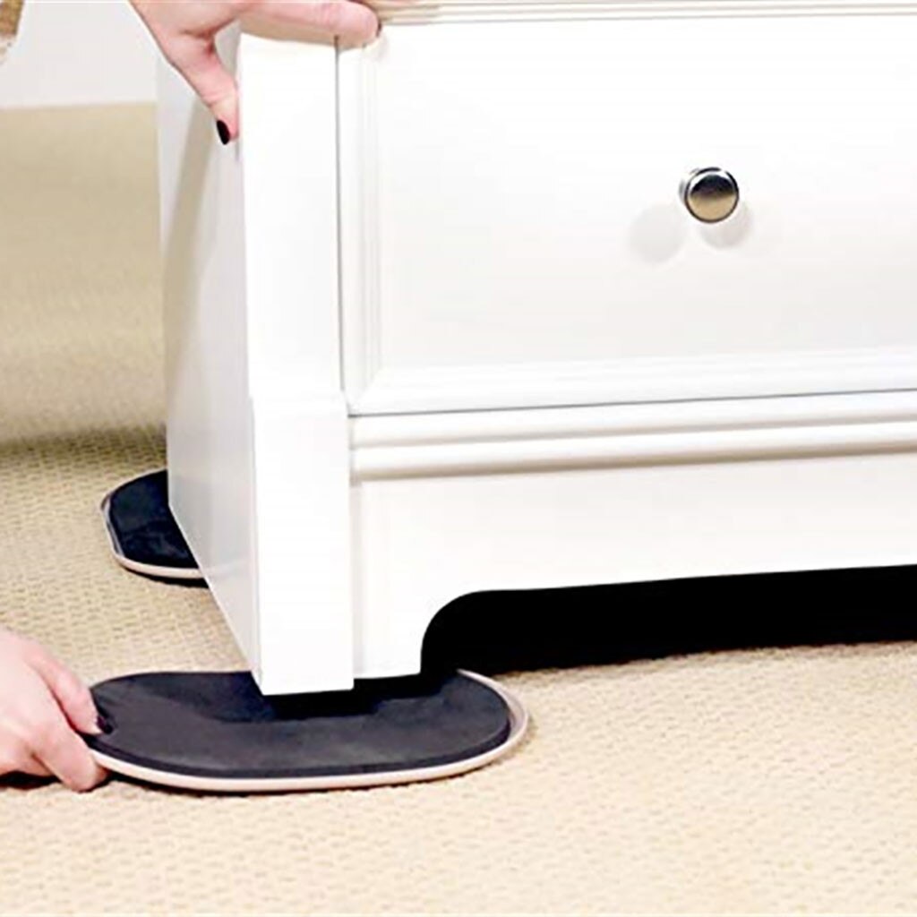 Gulvbeskyttere, der kan genbruges tunge møbelflyttere til tæppe, flytter hurtigt og let ethvert objekt 4pc møbelglidere
