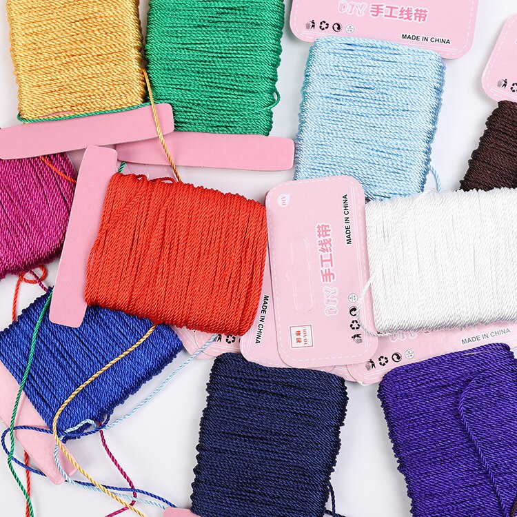 1.5mmx20m Hand knitting Jute Rope for Handcraft Supplies Packaging Stuff Bouquet wrapping