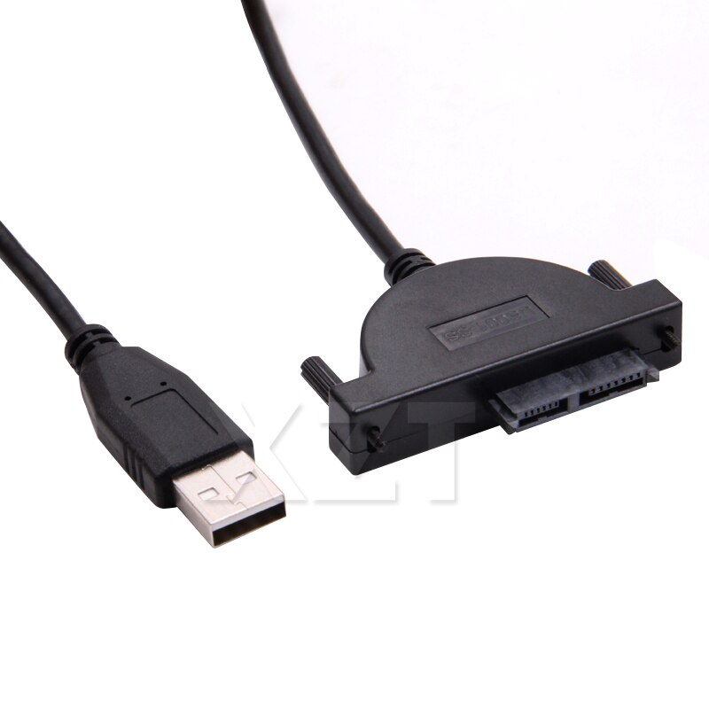 Usb 2.0 Sata Ii 7 + 6 13Pin Kabel Sata Naar Usb Adapter Schroeven Steady Stijl Data Transfer Voor Laptop cd/Dvd Rom Slimline Drive