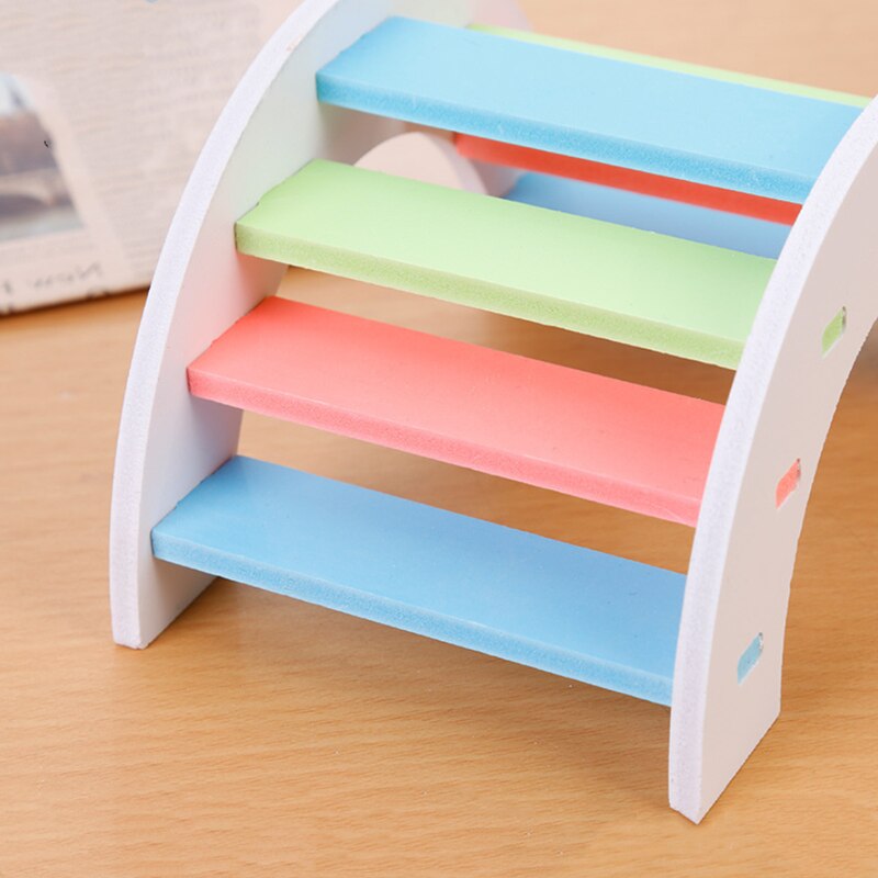 Puente de madera para hámster mascota, juguete de madera para hámster, puente de madera, artículos para hámster, juguete ecológico, Chinchilla pequeña