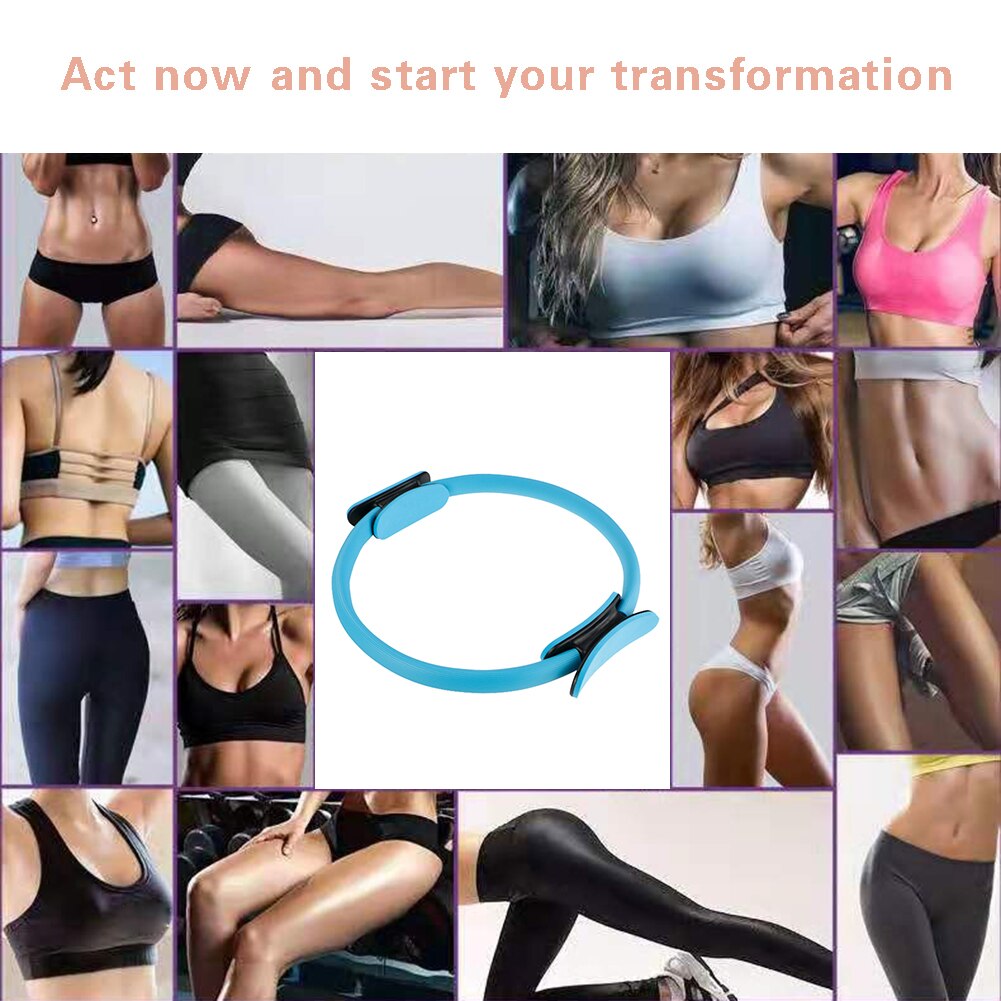 Bekväm pilatesring män kvinnor korrosionsskydd pc lätt yogacirkel träning sport fitnessutrustning för hemmagym