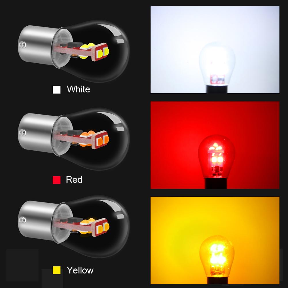 1 stücke P21W 1156 BA15S BAU15S BA15D S35 6SMD Chips 1157 BAY15D Auto Bremslichter Auto Reverse Birne parkplatz Lampe 12 V Super Helle
