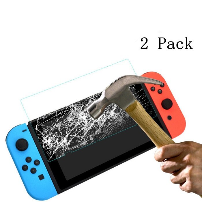 Neue 2 stücke HD Bildschirm Filter Film Schutzhülle Für Nintendo Schalter Mit Premium Gehärtetem Glas Screen Protector: Default Title