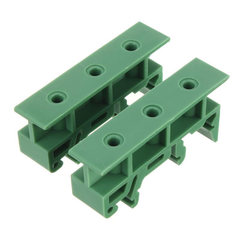 PCB carrier PCB bracket PCB rail mount 1 pair 35mm DIN Rail Mounting Support Adapters plastic Feet for LxW<=100mm PCB or relay