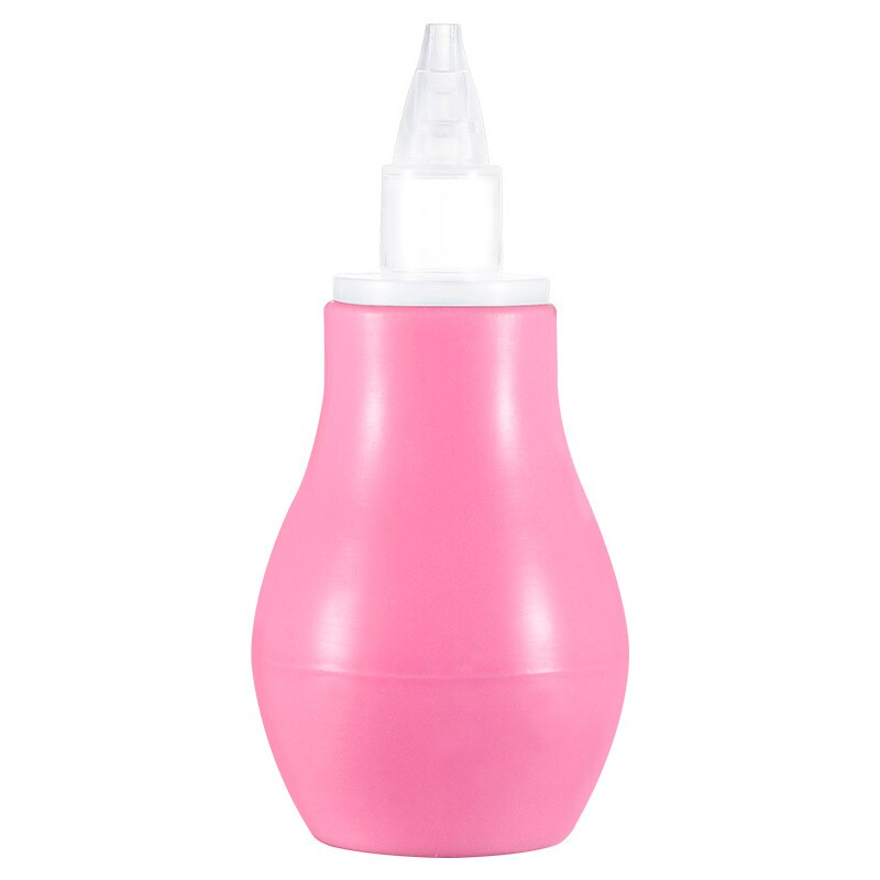 Neugeborene Kleinkind Silikon Nasal- Aspirator Pumpe Typ kalt Nasal- Schleim Reiniger Antibackflow Baby Nasal- Aspirator sicher Vakuum Saugnapf: Rosa-1