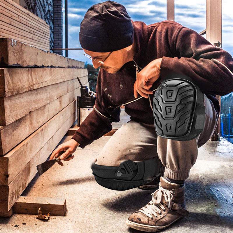 Black Knee Pad Oxford Fabric Pads For Knee Protection Outdoor Sport Garden Protector Cushion Support Labor Insurance Knee Pad