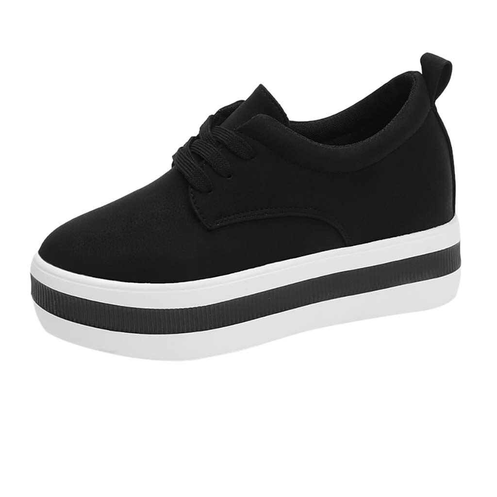 Vrouwen Ademende Tennis Schoenen Herfst Platte Canvas Schoenen Roze Sportschoenen Tenis Feminino Vrouwen Schoenen # h4: Black / 6