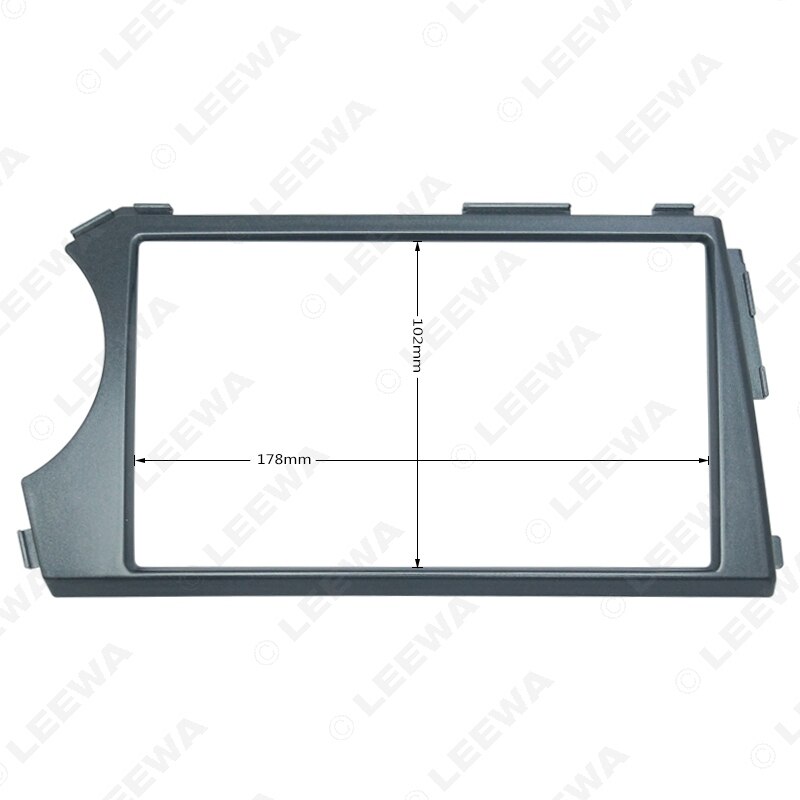 Leewa Auto Inbouwen 2DIN Radio Stereo Dvd Frame Fascia Dash Panel Installatie Kits Voor Ssangyong Actyon Kyron (Lhd) # CA5239