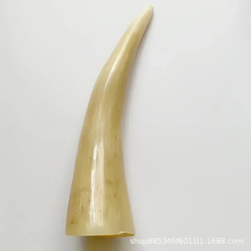Ventosa de fuego, masaje de cuerno de Yak amarillo, tubo de raspado de cilindro de pie, taza decorativa