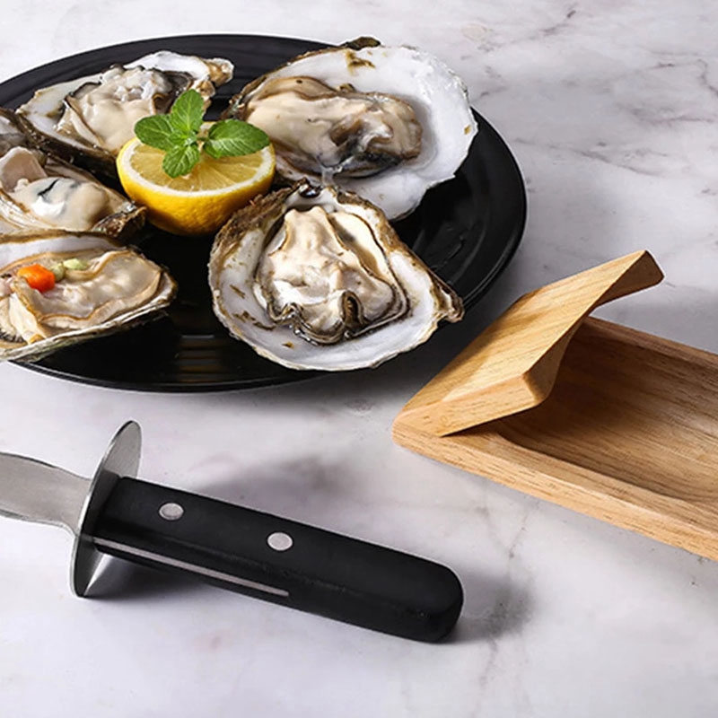 1 Set/9Pcs Oyster Cutter Seafood Shell Shucking Opener Oyster Shucker with Forks