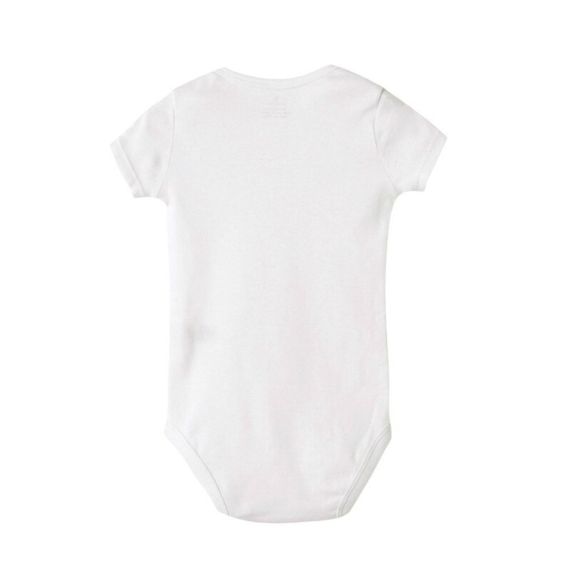 Casual Toddler Infant Baby Boys Girls Funny Print Short Sleeves Cotton Onesies Playsuit Bodysuit