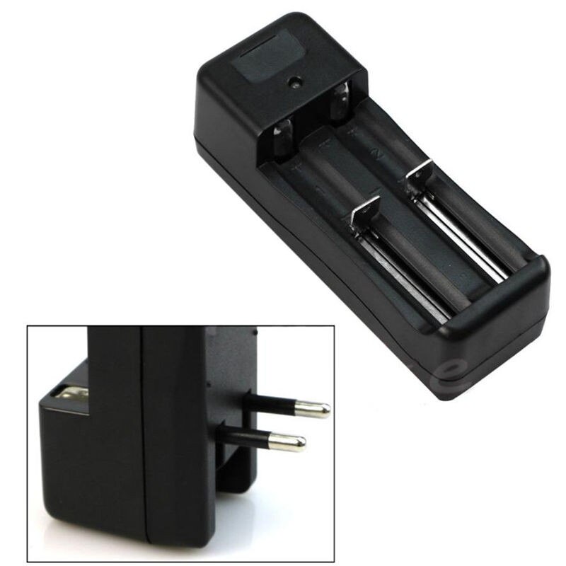 Universele Dual Slots Lader Voor DC3.7V 18650/14500/16430 Li-Ion Batterij Kortsluiting Bescherming