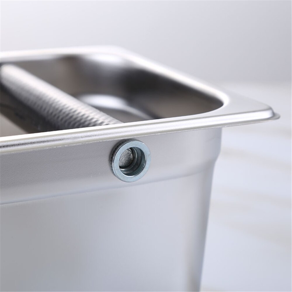 Coffee Knock Box Espresso Container Recycle Holder Grind Coffee Bean Box Coffee Set With Stainless Steel Coffee Powder