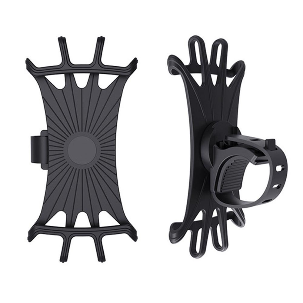 Soporte Universal para manillar de bicicleta, accesorios para iPhone 8, Samsung y Huawei: Gris claro