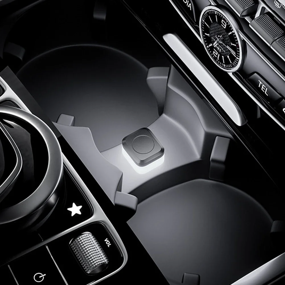 Universal USB Car Interior Ambient Atmosphere Light LED Signal Lights Auto Reading Lamp Decorations Car Interior Accessories: WHITE