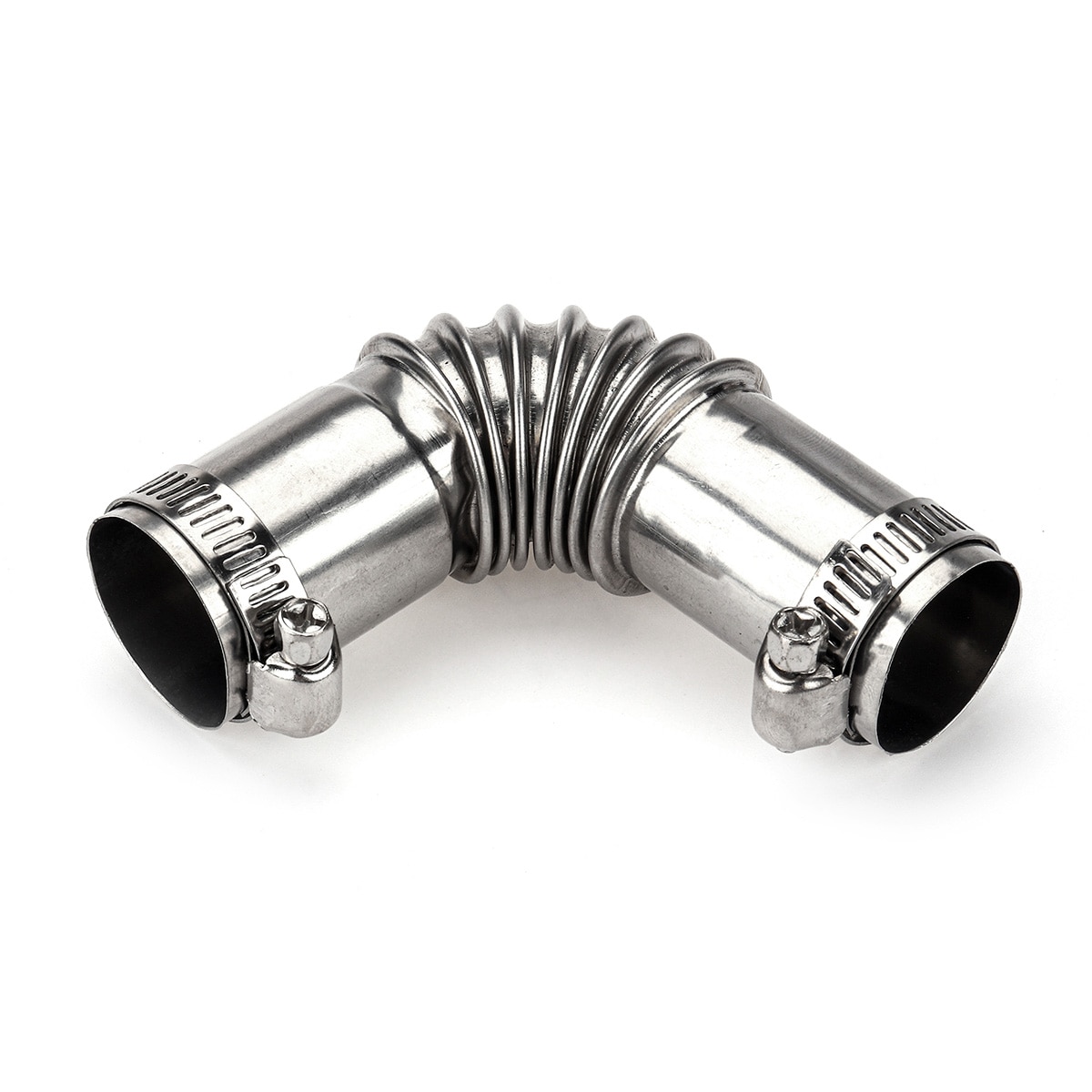 24mm Elbow Pipe Air Diesel Parking Heater Exhaust Pipe Connector w/Clamps For Webasto Diesel Heater