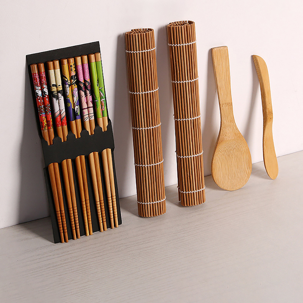 Juego de utensilios de cocina para hacer Sushi, molde de arroz, cocina, Kit de herramienta de fabricación de Sushi, molde para Sushi, conjunto de utensilios para cocina para Sushi, 1 Juego