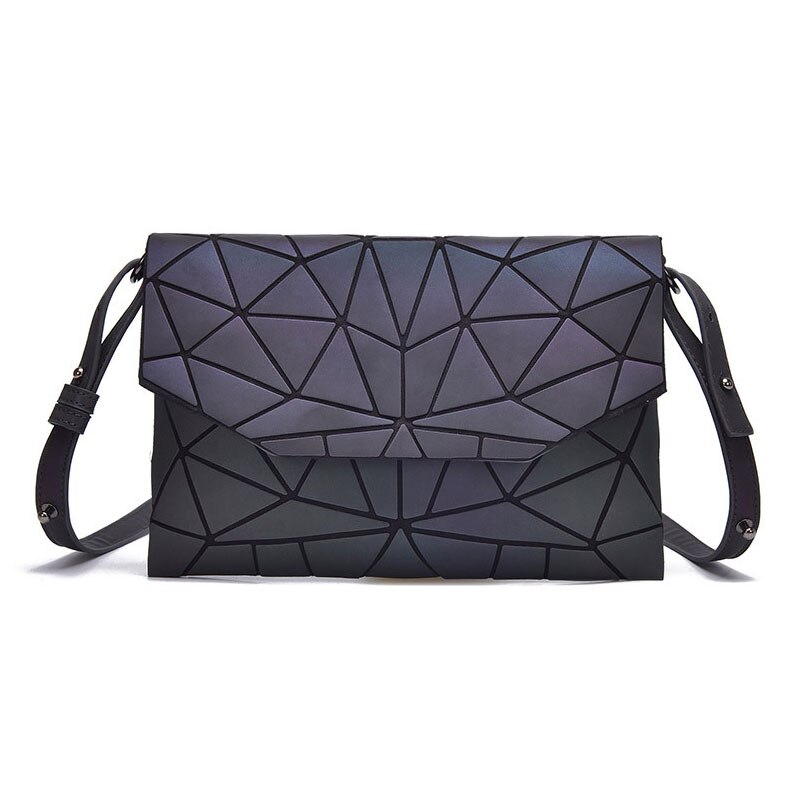 Mode Geometrische Lichtgevende Messenger Bags Casual Clutch Tas Voor Vrouwen Avondtasje Schoudertassen Handtassen Messenger Bags