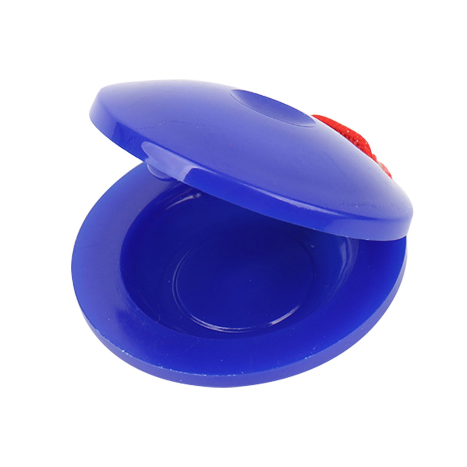 1 stück kunststoffkastagnetten, schlaginstrument, musikinstrument zur förderung der intellektuellen entwicklung und #39 hörvermögens von kindern: Blau 