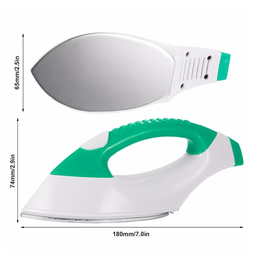 Mini equipo eléctrico de hierro para secado de ropa, planchas portátiles de mano con electricidad estática a prueba de polvo, para viaje, EE. UU., UE