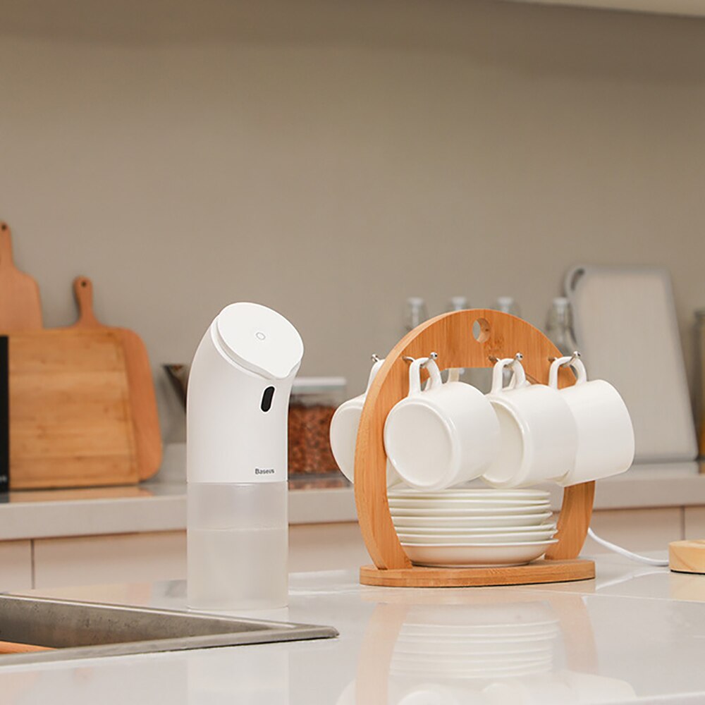 Intelligent Automatic Liquid Soap Dispenser Induction Contactless Smart Sensor Foaming Hand Washing Device for Kitchen Bathroom