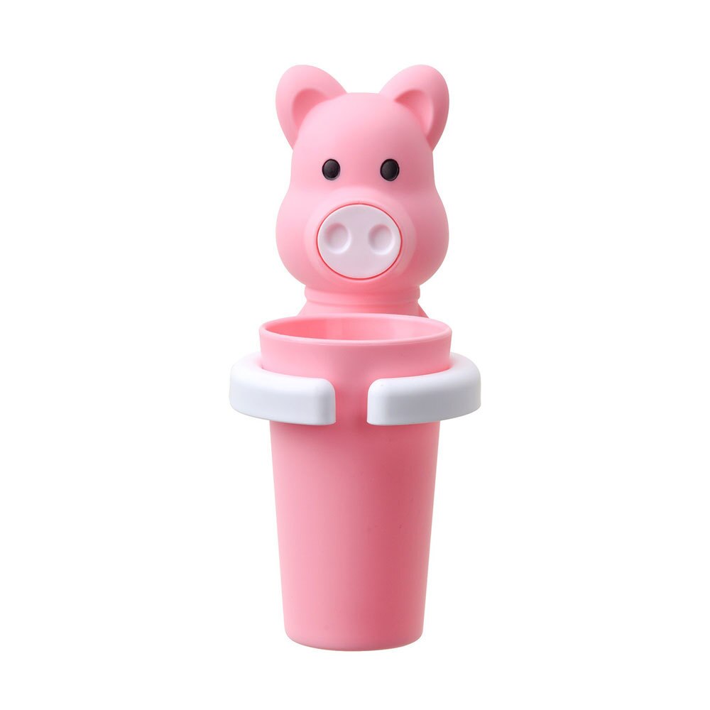 Kreative Saugnapf Zahnbürste Halfter Baby freundlicher freundlicher Zahnbürste Saugnapf Nette Ebene Giraffe Schwein Zahn Pflege Tasse