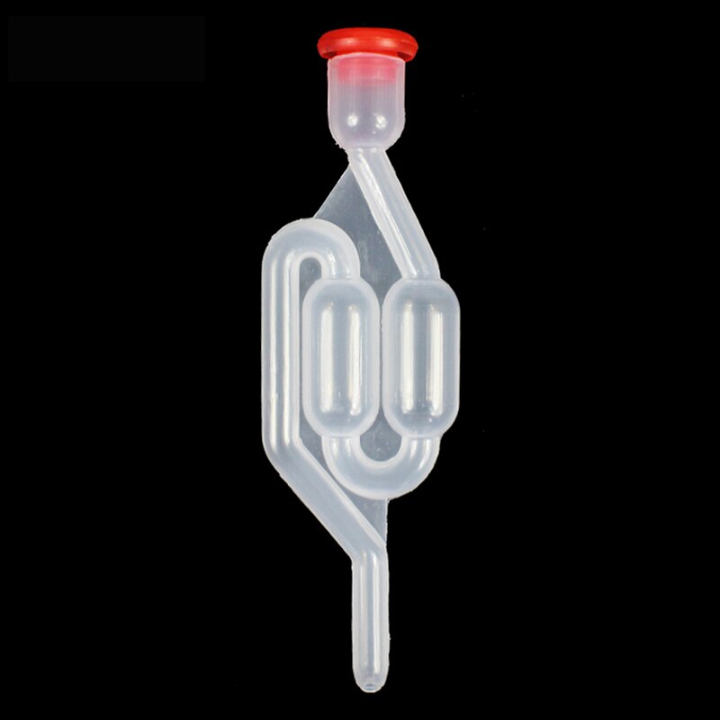 One-Way Wine Airlock Beer Brewing Fermentation Exhaust Check Valve Plastic Air Lock Water Seal Homemade Winemaking Tools