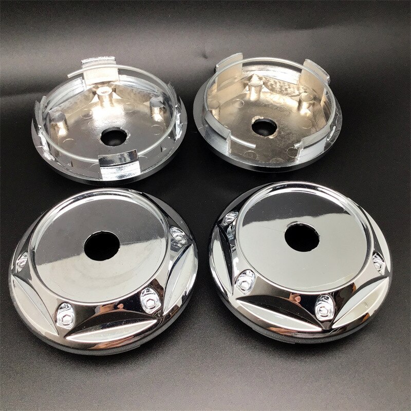 4 Stuks 68Mm Geen Logo Auto Wiel Center Hub Caps Voor W Werk Enkel Vossen Oz Stralen Racing Wheel velgen Fit 45Mm Platte Sticker