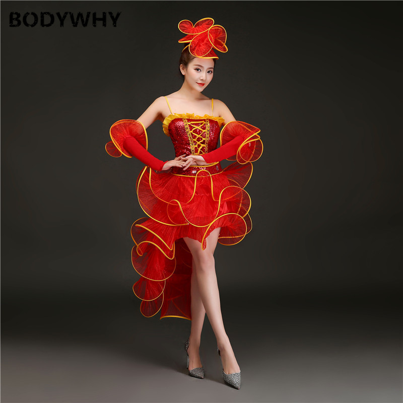 Podium Kostuums Voor Zangers Jazz Kostuum Hanfu Nationale Moderne Dans Traditionele Chinese Kostuum Stijl