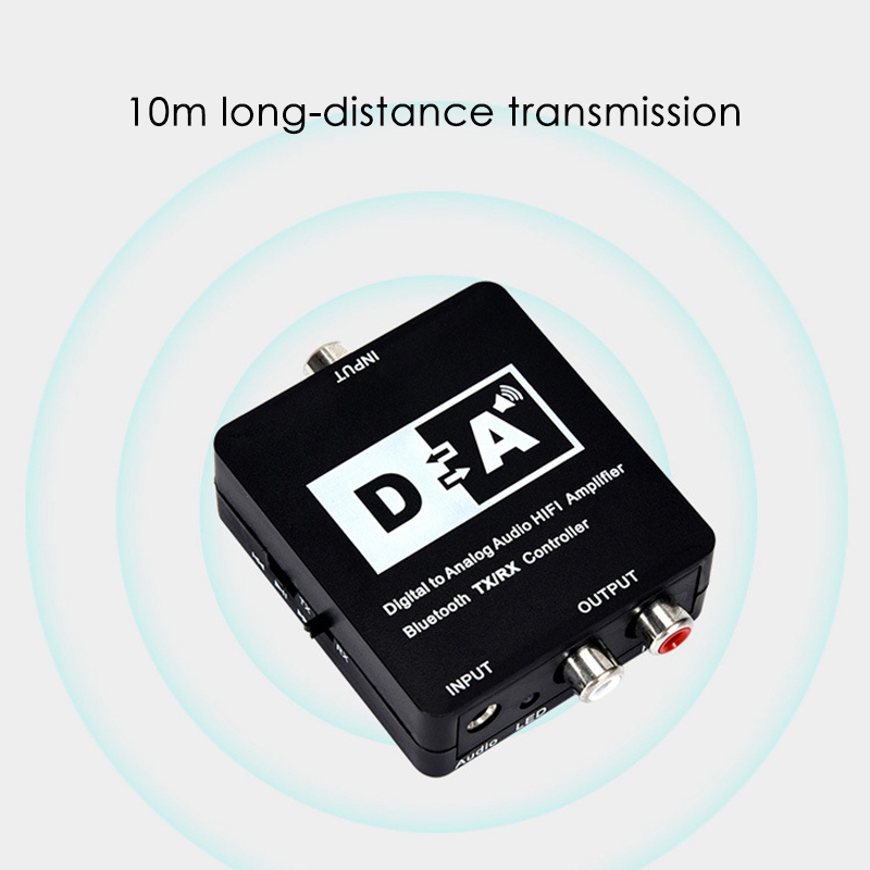 -digitaler optischer koaxial-kopfhörerverstärker-decoder mit optischer faser und lautstärkeregler
